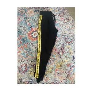 ALPHA PHI off-white joggers